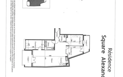 Appartement À louer 4 pièces 89 m²