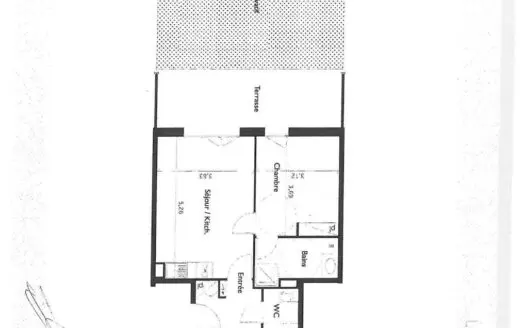 Appartement À louer 2 pièces 42 m²